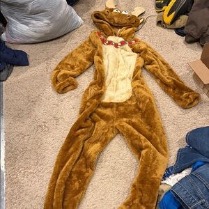 Cozy Brown Reindeer onesie